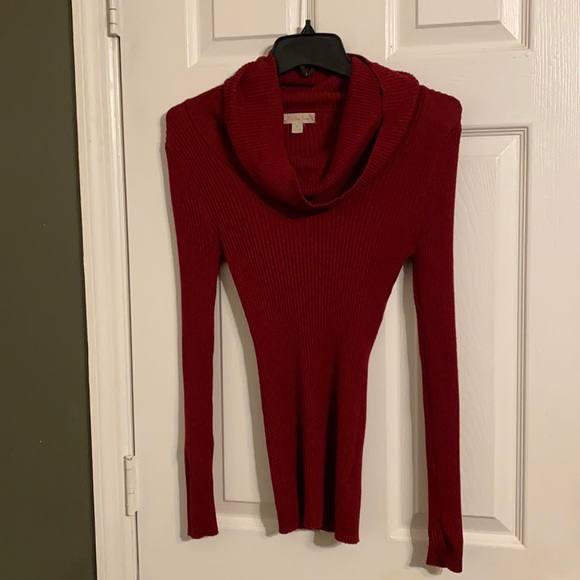 It's Our Time Sweaters - Maroon Cowl neck top